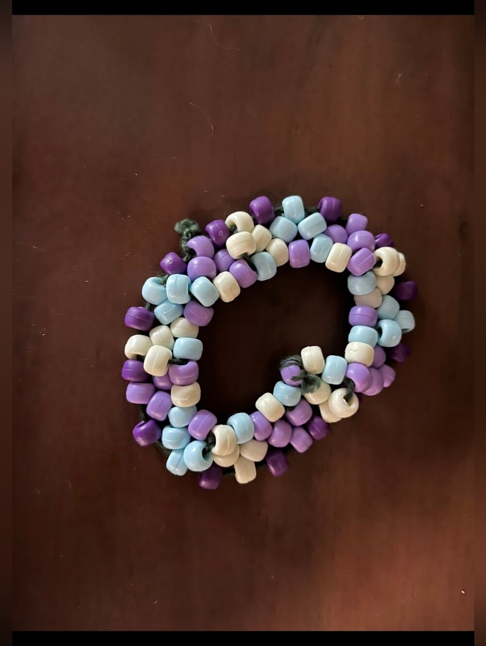 Handmade Set Of 2 Beaded Stretch Bracelets